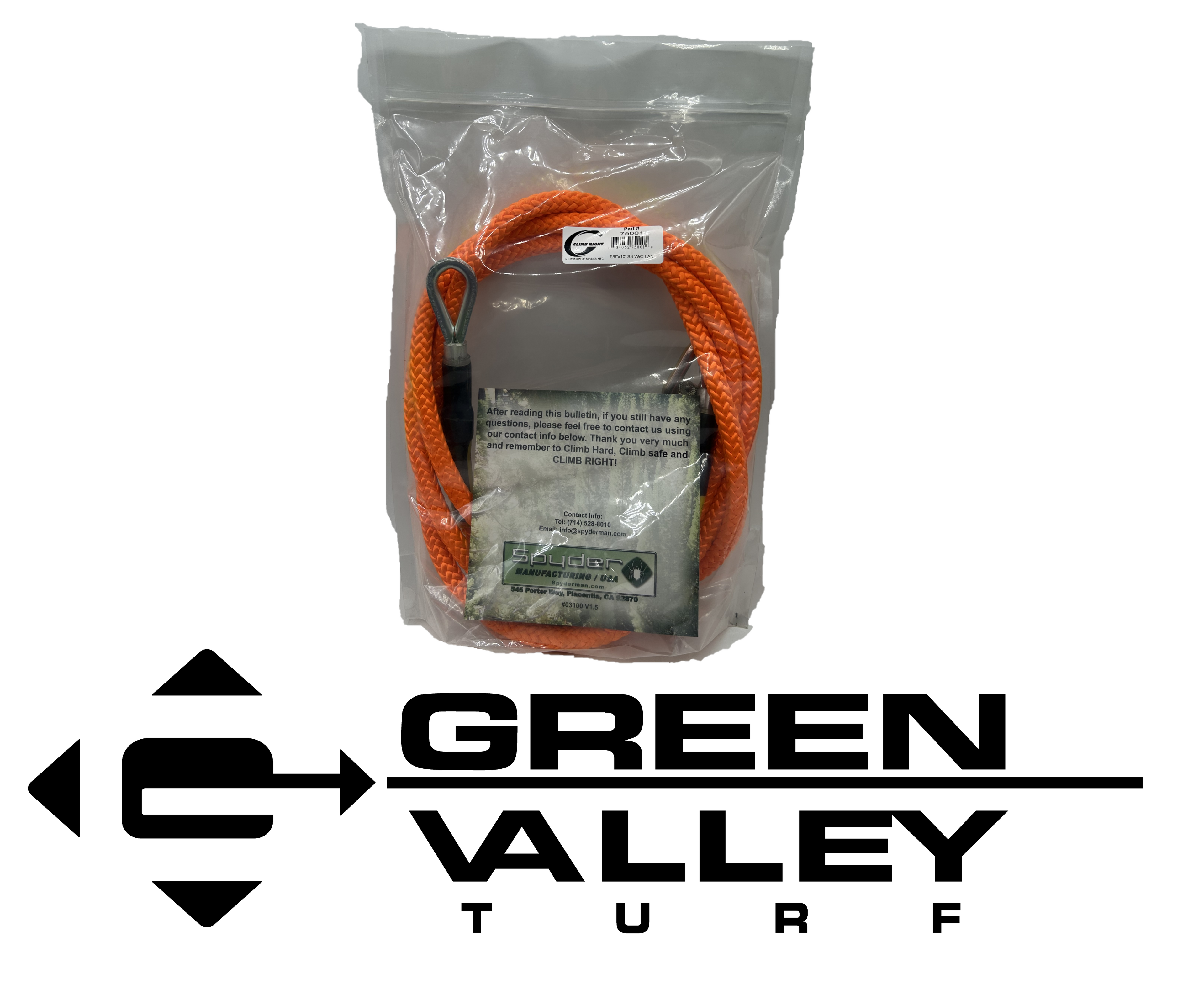 5/8" x 10' Steel Wire Core Flip Line with Swivel Snap