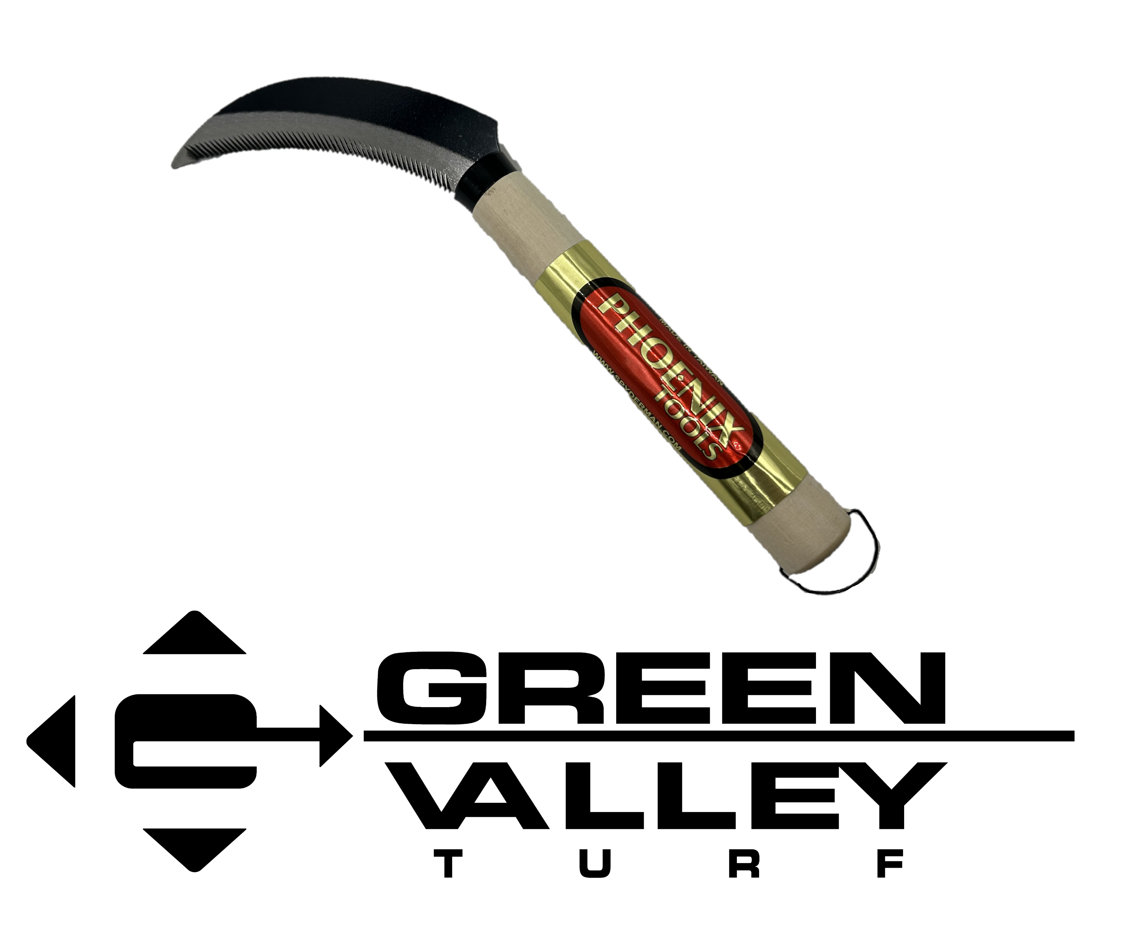 4'' Sod Knife Carbon Steel Blade with Wood Handle