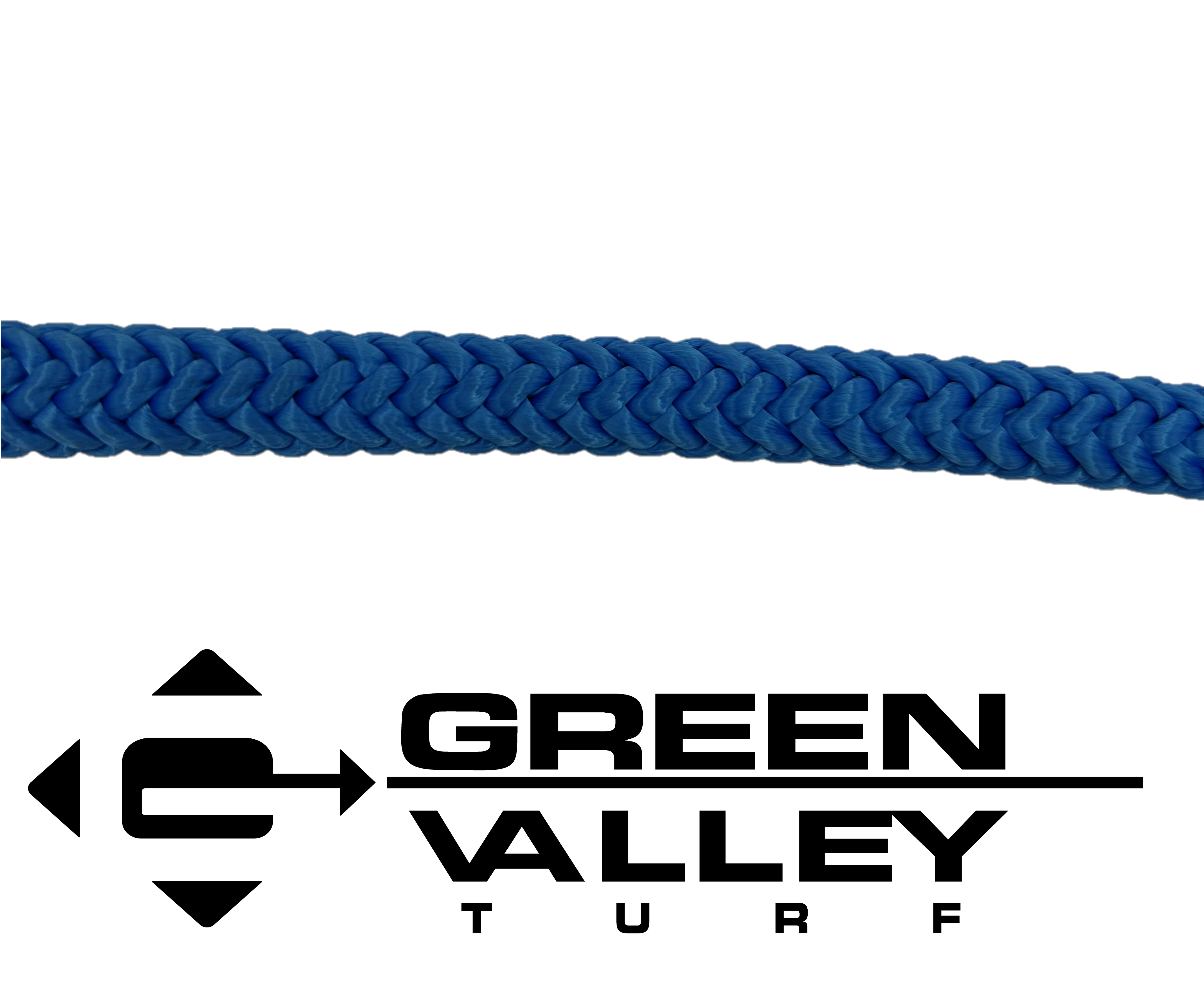 Climb Right Blue 1/2" x 120ft 16 Strand Climbing Rope with Hand Splice Eye