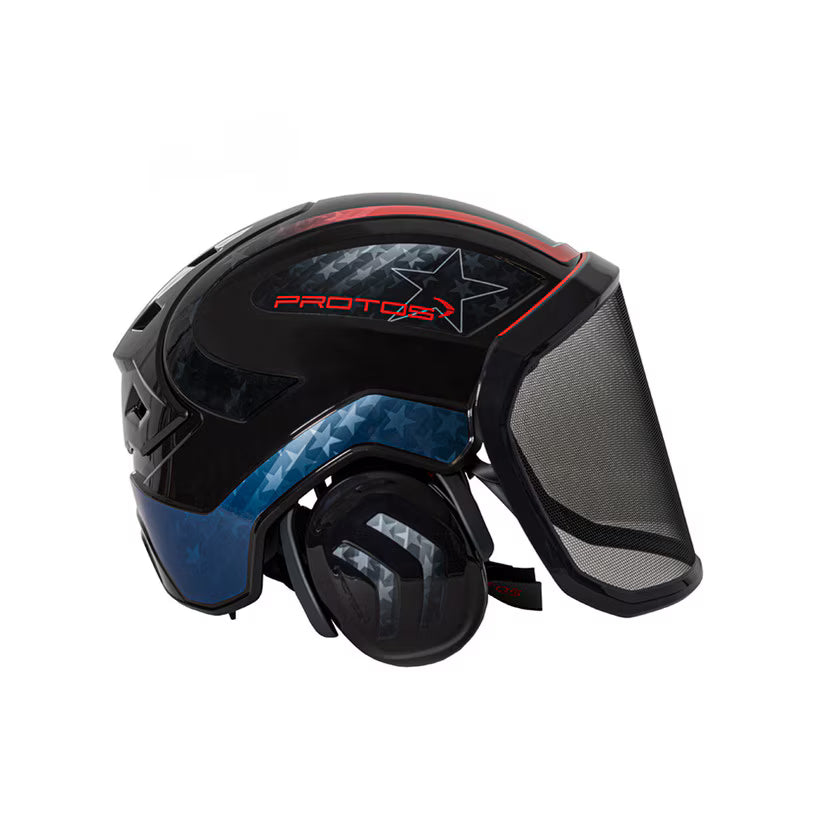 Protos Integral Arborist Stars and Stripes Helmet