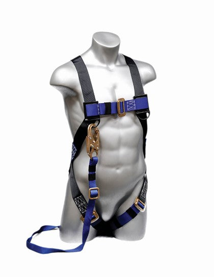 ConstructionPlus Full Body Fall Protection Harness System w/ Integated Lanyard