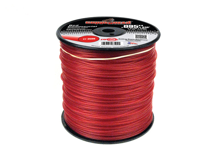 TRIMMER LINE .095 SPOOL RED 5LB