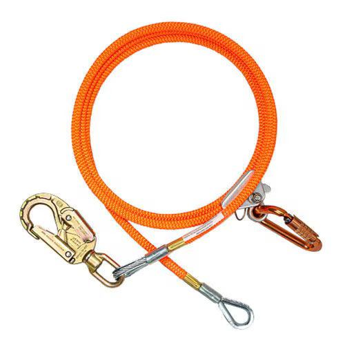 Pro Climb 5/8" x 10' Wire Core Flip Line