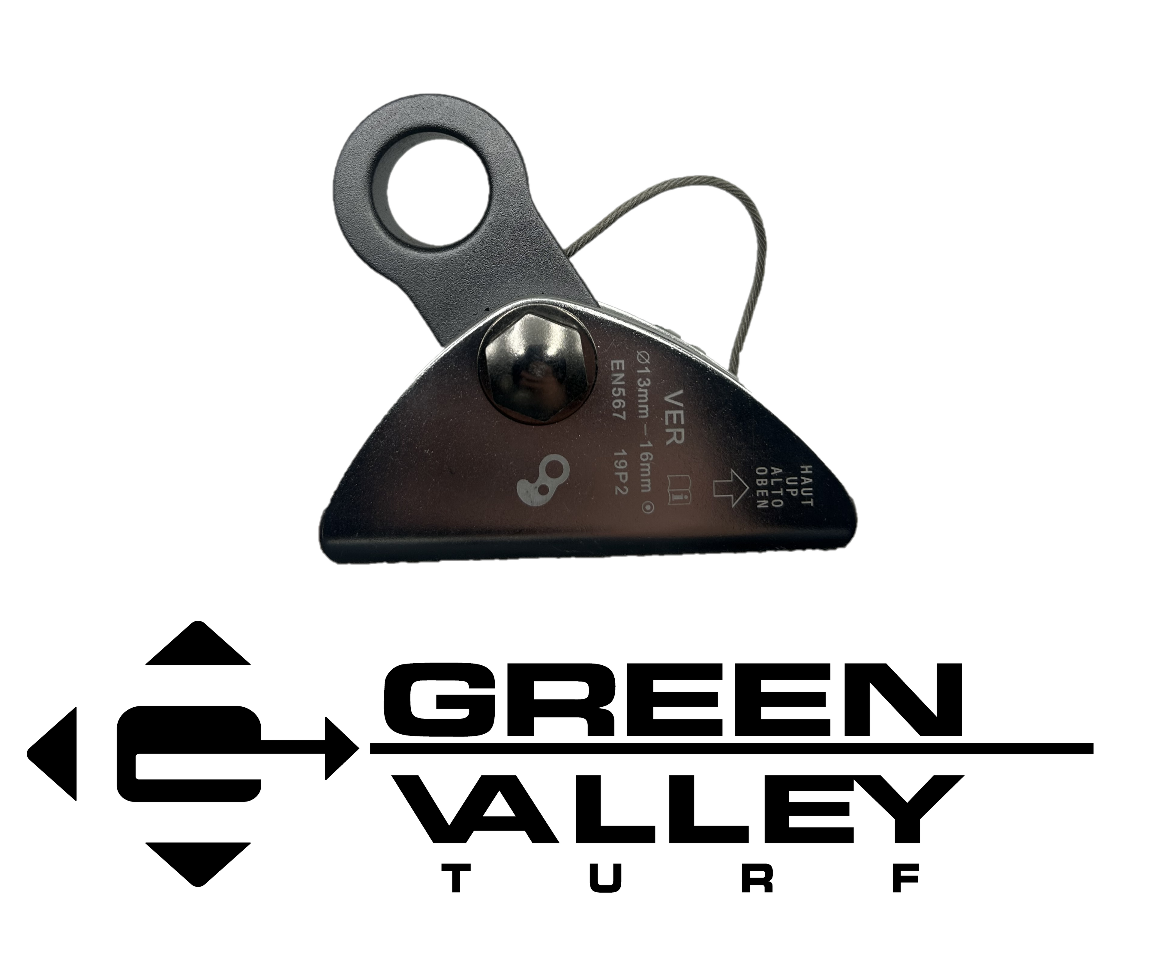 Ver 3/4" Rope Grab W/ Bolt Pin