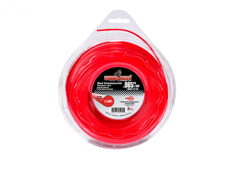 TRIMMER LINE .065 DONUT RED 1/2LB
